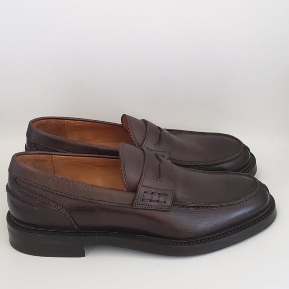 NEW Atelier Munro Loafers Chocolate Brown Fine Calf Shoes - #34 - Picture 4 of 9
